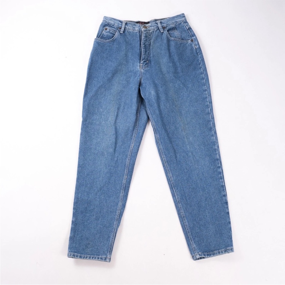 VTG Gloria Vanderbilt 90’s Classic Mom Jeans High Rise Light Wash 12 Short